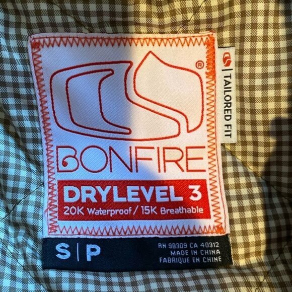 Bonfire Drylevel 3 Tailored Fit Waterproof Ski Coat: Size Small - Picture 11 of 15